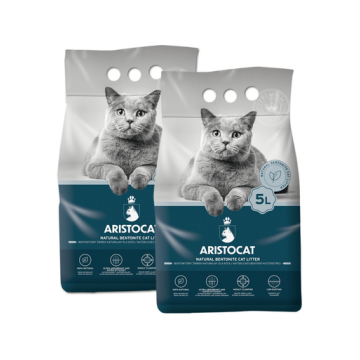 ARISTOCAT Bentonite Plus Nisip litiera pisici, din bentonita 10 l (2 x 5 l) ARISTOCAT Bentonite Plus Nisip litiera pisici, din bentonita 10 l (2 x 5 l)