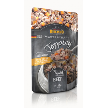 BELCANDO Mastercraft Topping Carne de vită cu morcovi 100 g