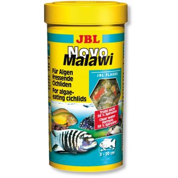 Hrana ciclide fulgi JBL NovoMalawi 250 ml