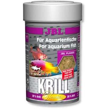 Hrana fulgi premium pentru toate speciile JBL Krill 250 ml