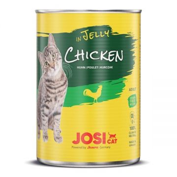 JosiCat Chicken in Jelly, 12x400 g la reducere