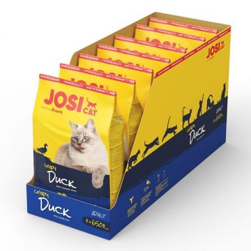 JosiCat Crispy Duck, 7x650 g la reducere