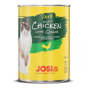 JosiCat Paté Chicken with Quinoa, 12x400 g