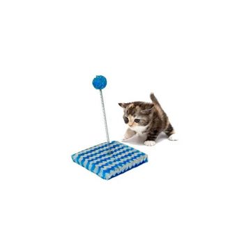 Jucarie interactiva pentru pisici, 15x15, Gonga® Albastru