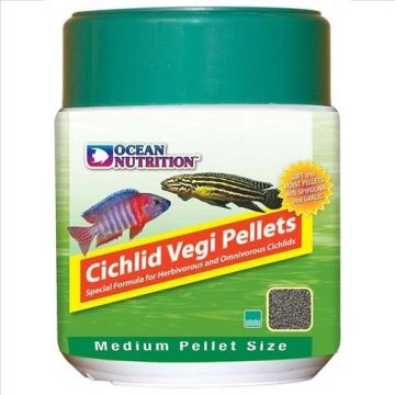 Ocean Nutrtion Cichlid Vegi Pellets Medium 100g ieftina