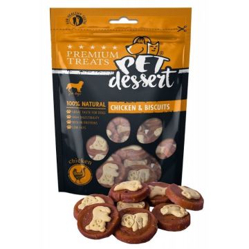 Pet's Dessert Chicken & Biscuits, 80g