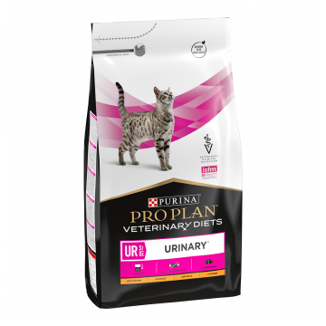 PURINA Pro Plan Veterinary Diets Urinary, dietă veterinară pisici, hrană uscată, afecțiuni urinare, 5kg