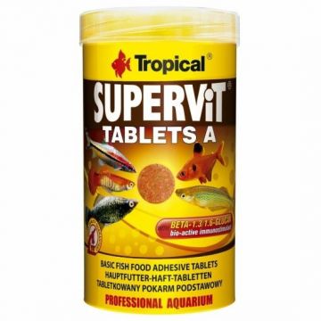 Supervit A, Tropical Fish, tablete 250 ml/ 150 g de firma originala