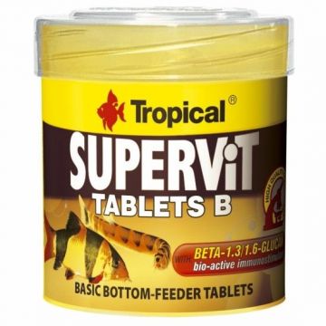 Supervit B, Tropical Fish, tablete 250 ml/ 150 g de firma originala