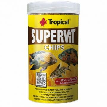 Supervit Chips, Tropical Fish, 1000 ml/ 520 g de firma originala