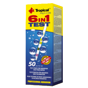 TEST STRIPS 6 in 1 Tropical Fish