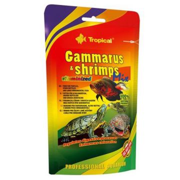 Tropical Gammarus & Shrimps Mix Plic, 130 g
