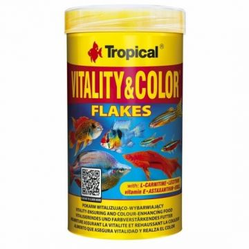 Vitality & Color, Tropical Fish, fulgi 250 ml/ 50 g ieftina