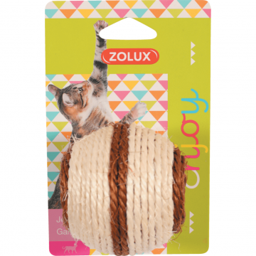 Jucarie pentru pisici Zolux Minge sisal 7x7x8 cm