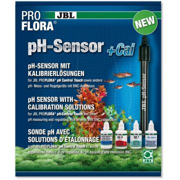 Senzor pH cu solutii calibrare JBL ProFlora pH-Sensor+Cal