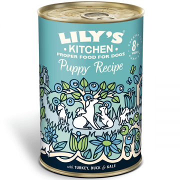Hrana umeda pentru caini Lily's Kitchen Puppy Turkey/Duck/Kale 400g
