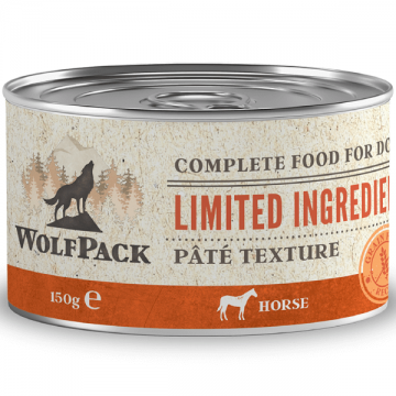 Hrana umeda pentru caini Wolfpack LTD Adult Cal 150g