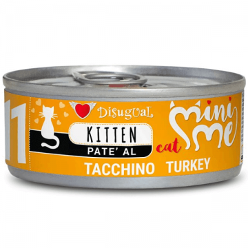 Hrana umeda pentru pisici Disugual Cat Mini Me Kitten Curcan 85g