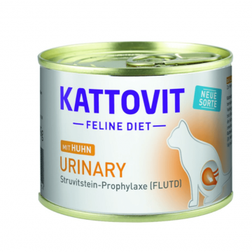 Hrana umeda pentru pisici Kattovit Urinary Pui 185g