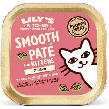 Hrana umeda pentru pisici Lily's Kitchen Kitten Patte Pui 85g