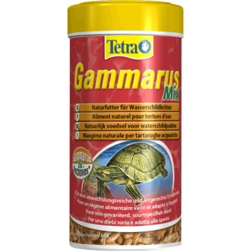 Hrana uscata pentru broaste testoase Tetra Gammarus Mix 250ml/25g
