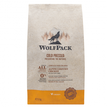 Hrana uscata pentru caini Wolfpack CP Pui 5kg