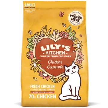 Hrana uscata pentru pisici Lily's Kitchen Cat Casserole Pui 2kg