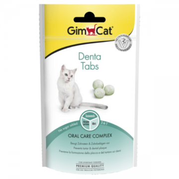 Recompense pentru pisici GimCat Denta Tabs 40g