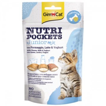 Recompense pentru pisici Gimcat Nutri Pockets Junior Mix 60g