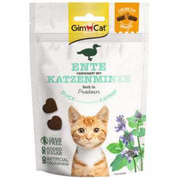 Recompense pentru pisici Gimcat Snack Rata cu catnip 50g