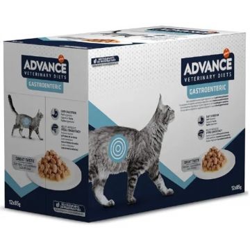 Advance Veterinary Diets Cat Gastroenteric Sensitive, 12x85 g