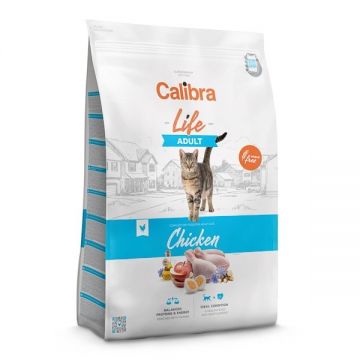 Calibra Cat Life Adult, Chicken, 1.5 kg la reducere