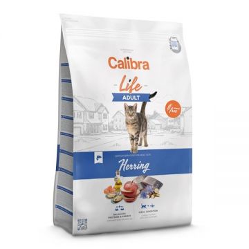 Calibra Cat Life Adult, Herring, 1.5 kg la reducere