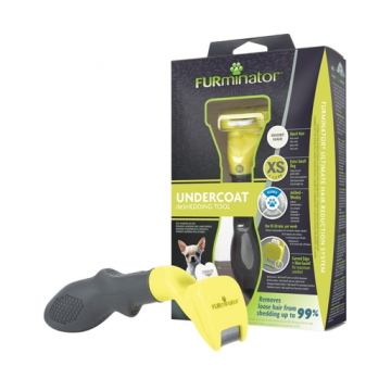 FURMINATOR Undercoat DeShedding pentru caini de talie foarte mica, cu parul scurt