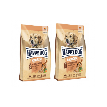 HAPPY DOG NaturCro Flocken Mixer 20 kg (2x10 kg) fulgi cereale pentru caini