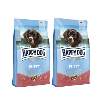 HAPPY DOG Sensible Puppy Salmon 20 kg (2x10 kg) hrana catelusi cu sensibilitati