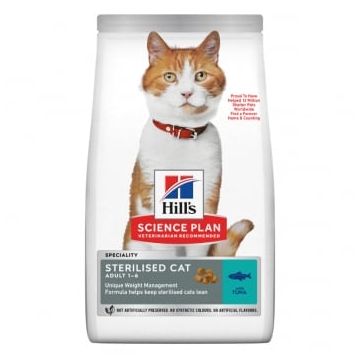 HILL'S SCIENCE PLAN Adult Sterilised, Ton, hrană uscată pisici sterilizate, 1.5kg