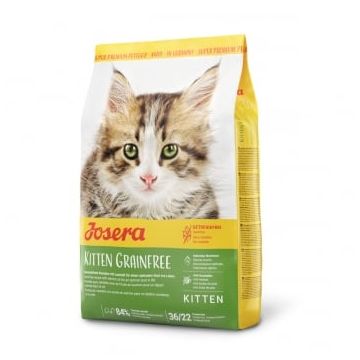 JOSERA Kitten Grainfree, Somon, hrană uscată fără cereale pisici junior, 2kg