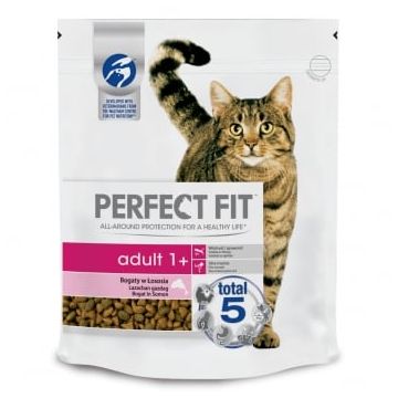 PERFECT FIT, Somon, hrană uscată pisici, 750g