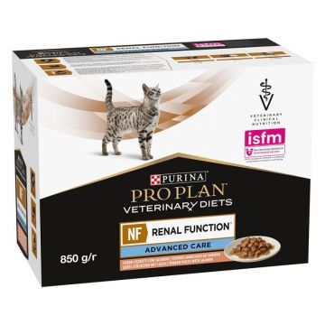 PURINA PRO PLAN VETERINARY DIETS NF, Advanced Care, Somon, 10x85 g ieftina