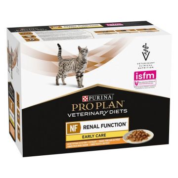 PURINA PRO PLAN VETERINARY DIETS NF Early Care, Chicken, 10x85 g la reducere