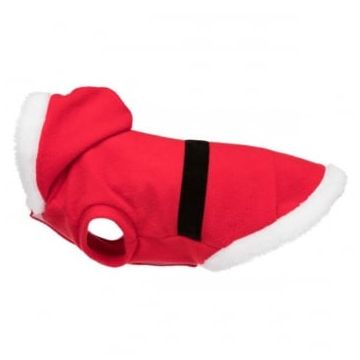 TRIXIE Christmas haină Moș Crăciun câini, S, fleece, roșu, L: 35 cm Circumf: 52 cm