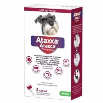 Ataxxa Dog 100 (10-25 kg), 1 pipeta la reducere