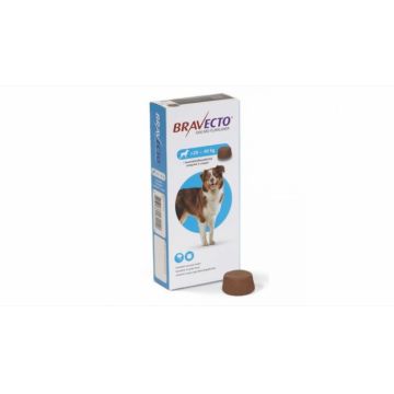 Bravecto 20-40 kg, 1 tableta masticabila x 1000 mg la reducere