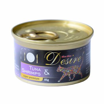 Conserva Hrana Umeda DESIRE Ton File si Creveti in Gelatina 85g