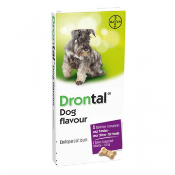 Drontal Dog Flavour, Cutie 6 tablete la reducere