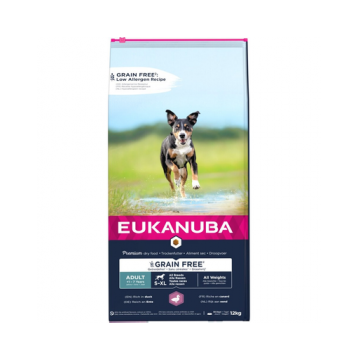 EUKANUBA Dog Adult All breeds, Hrana uscata fara cereale, pentru toate rasele de caini 12 kg