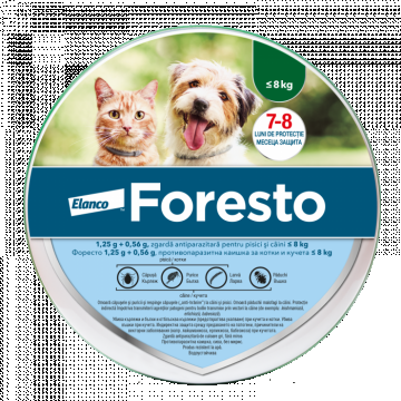 Foresto Zgarda Antiparazitara S ( 8 kg)