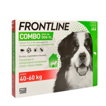 Frontline Combo XL (40-60 kg) - 1 Pipeta Antiparazitara la reducere