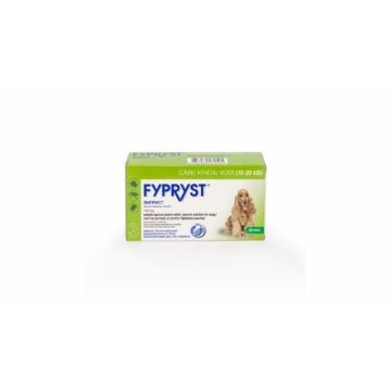 Fypryst Caine M 134 mg (10-20 kg), 3 pipete la reducere